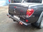 Силовой бампер для Mitsubishi L200 2006- с родными птф
